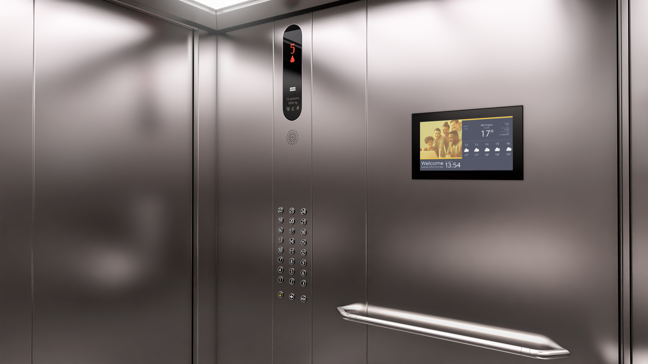 KONE Elevators - Scene 1 - Landscape - Build-in - 4K